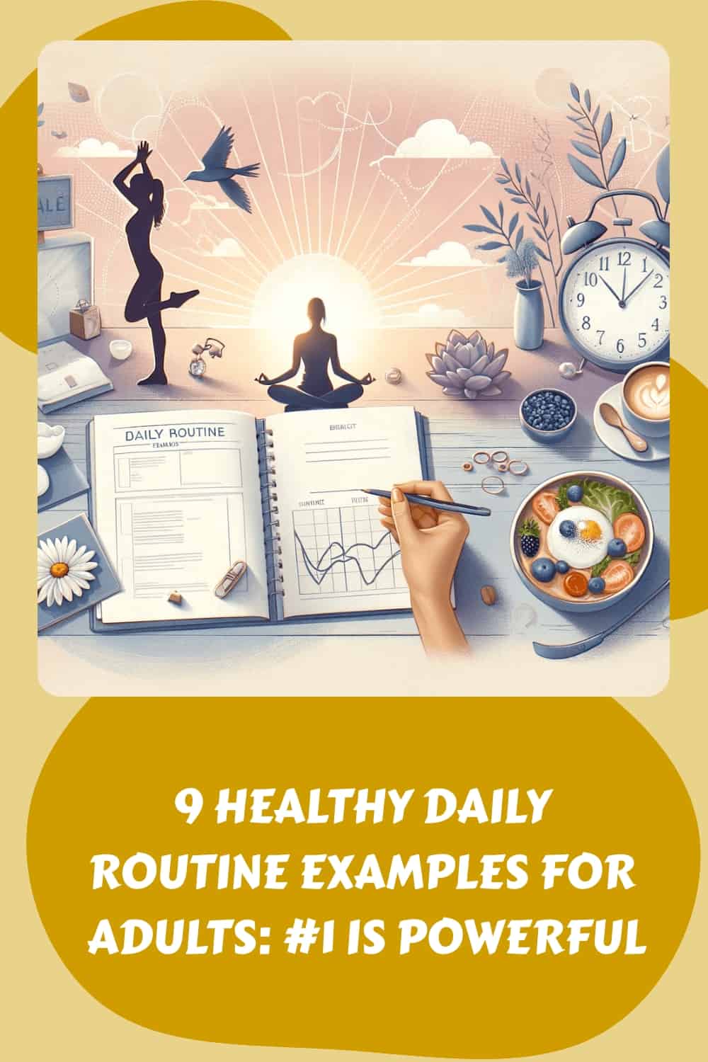 Daily routine examples for adults are powerful in promoting a healthier lifestyle.