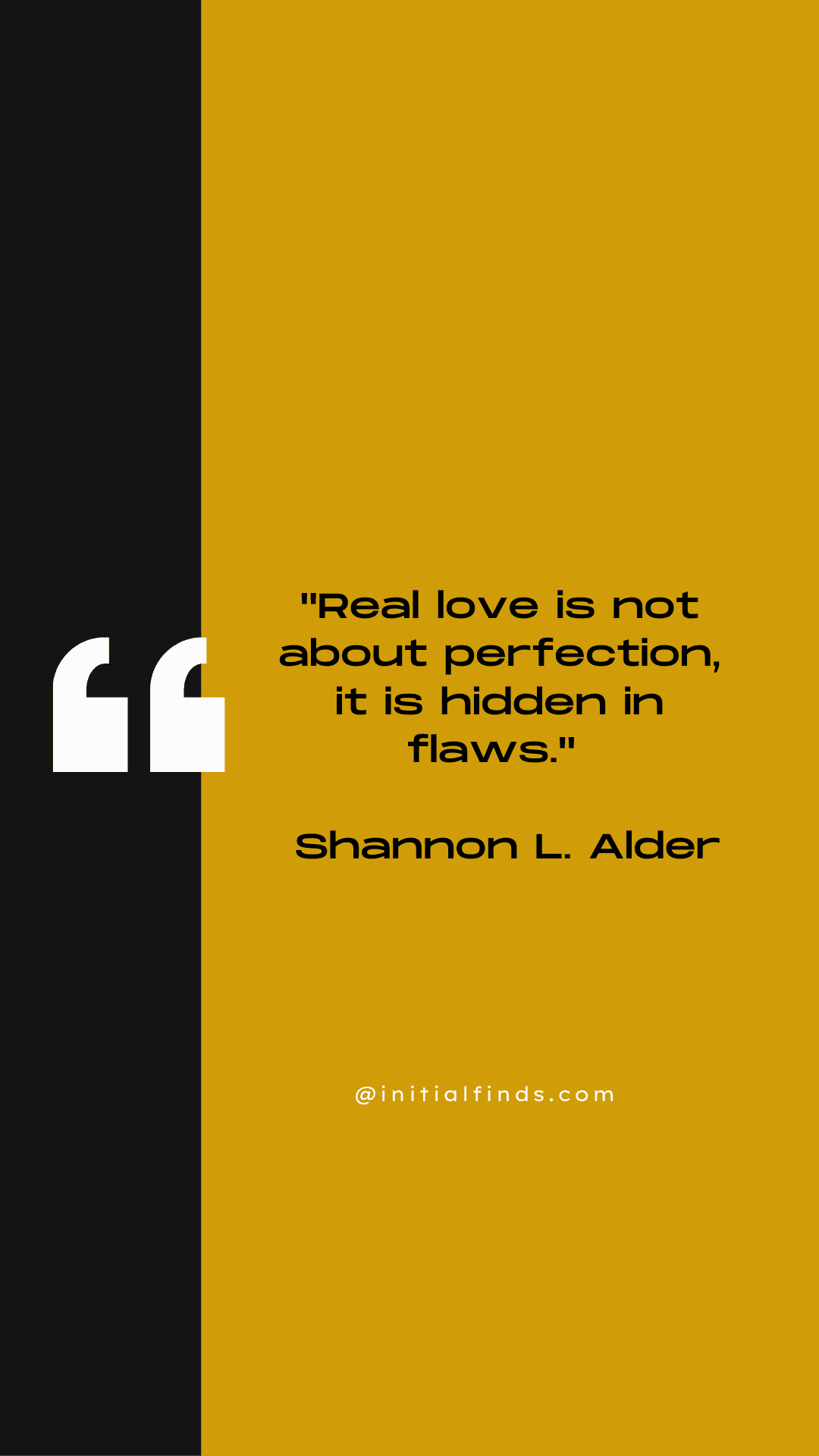 A quote by Shannon L. Alder on a yellow background reads,