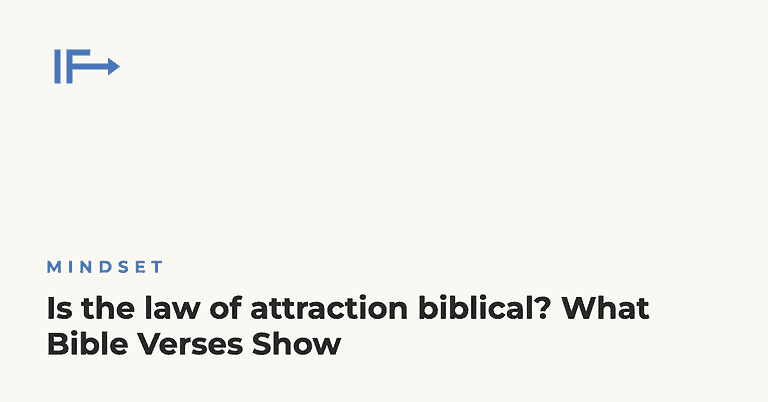 Is the law of attraction biblical? What Bible Verses Show — Initial Finds