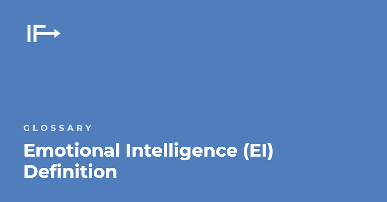 Emotional Intelligence (EI) Definition — Initial Finds glossary term